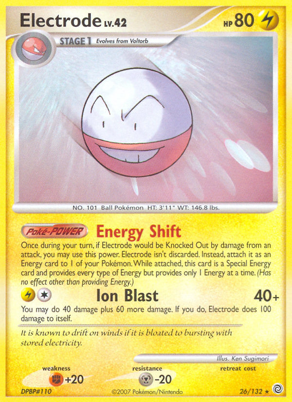 Electrode (26/132) [Diamond & Pearl: Secret Wonders] | The Time Vault CA