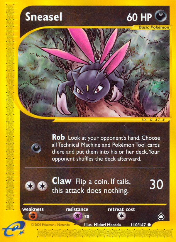 Sneasel (110/147) [Aquapolis] | The Time Vault CA