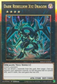 Dark Rebellion Xyz Dragon [MAGO-EN032] Gold Rare | The Time Vault CA