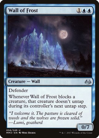 Wall of Frost [Modern Masters 2017] | The Time Vault CA