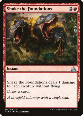 Shake the Foundations [Rivals of Ixalan] | The Time Vault CA