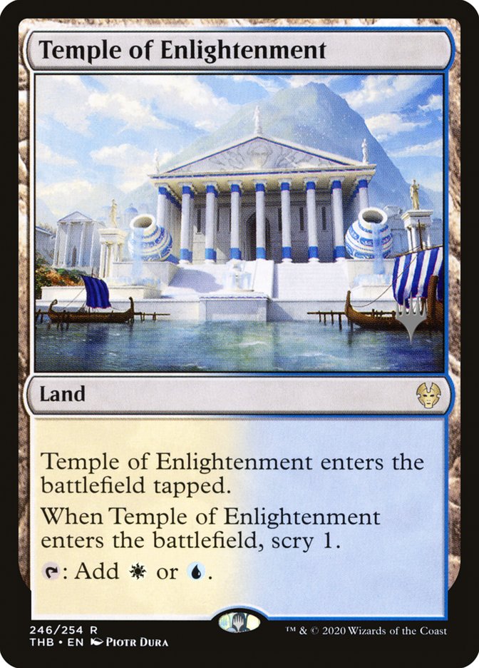 Temple of Enlightenment (Promo Pack) [Theros Beyond Death Promos] | The Time Vault CA