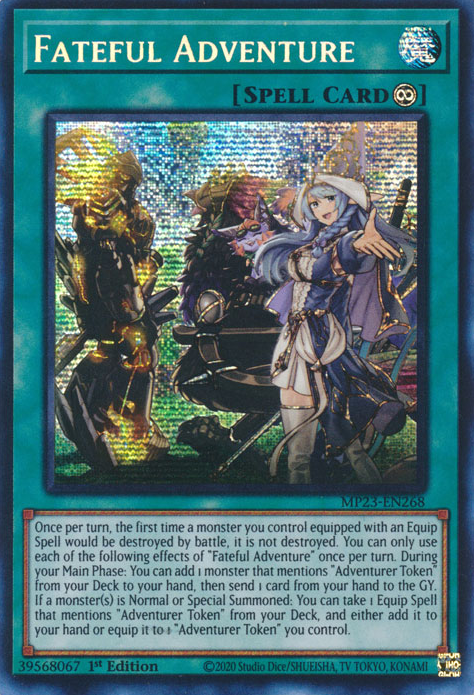 Fateful Adventure [MP23-EN268] Prismatic Secret Rare | The Time Vault CA