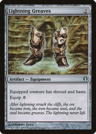 Lightning Greaves [Archenemy] | The Time Vault CA
