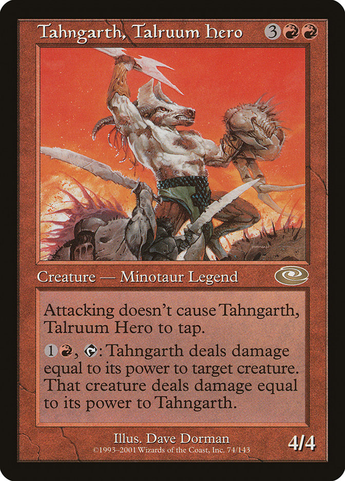 Tahngarth, Talruum Hero (Dave Dorman) [Planeshift] | The Time Vault CA
