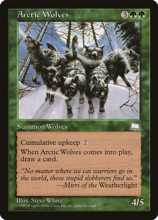 Arctic Wolves [Weatherlight] | The Time Vault CA