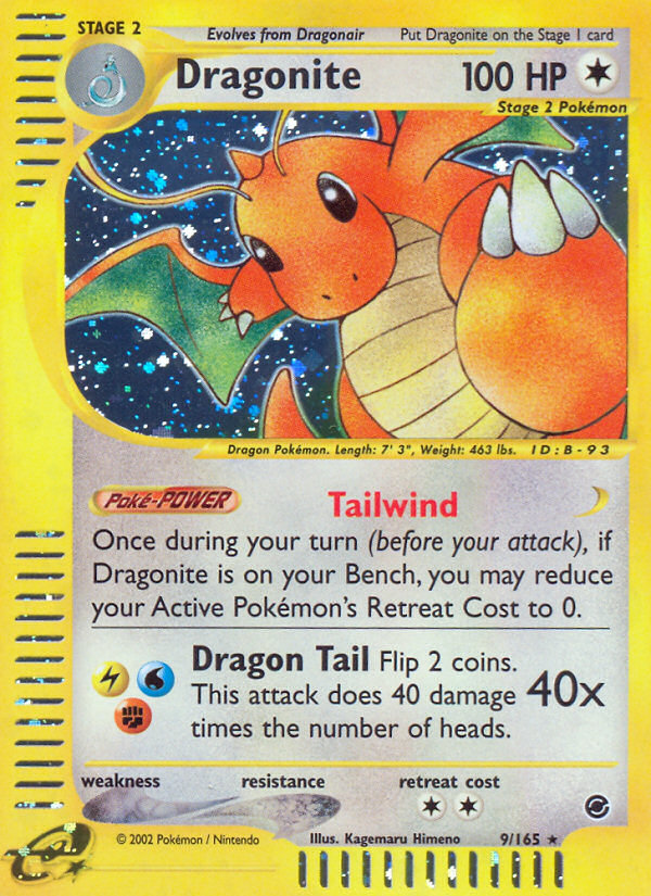 Dragonite (9/165) [Expedition: Base Set] | The Time Vault CA