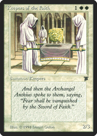 Keepers of the Faith [Legends] | The Time Vault CA