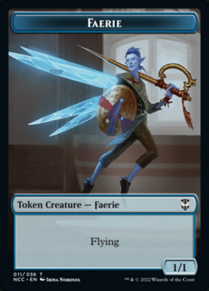 Faerie // Rogue Double-sided Token [Streets of New Capenna Commander Tokens] | The Time Vault CA