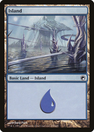 Island (235) [Scars of Mirrodin] | The Time Vault CA