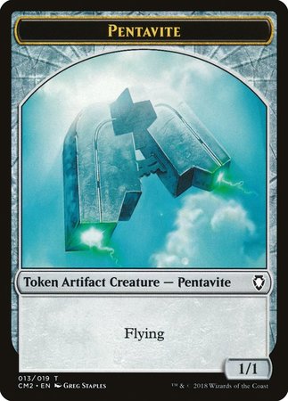 Pentavite Token [Commander Anthology Volume II Tokens] | The Time Vault CA