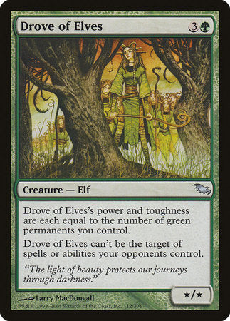 Drove of Elves [Shadowmoor] | The Time Vault CA