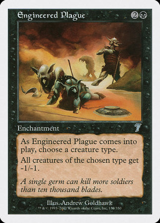 Engineered Plague [Seventh Edition] | The Time Vault CA