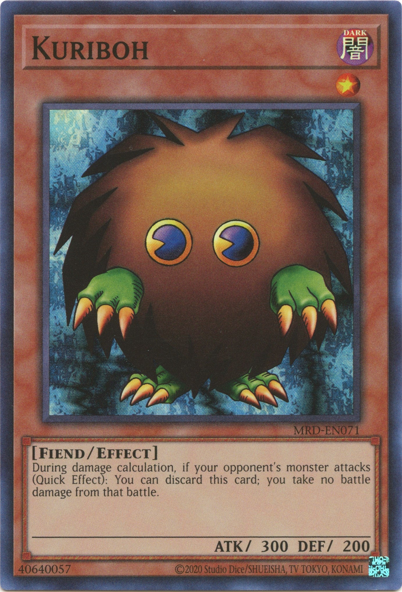 Kuriboh (25th Anniversary) [MRD-EN071] Super Rare | The Time Vault CA