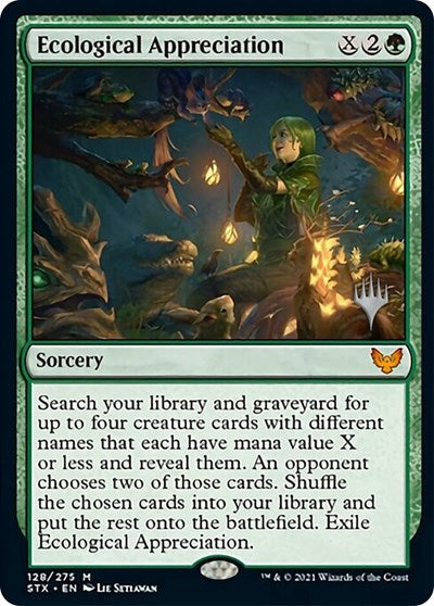 Ecological Appreciation (Promo Pack) [Strixhaven: School of Mages Promos] | The Time Vault CA