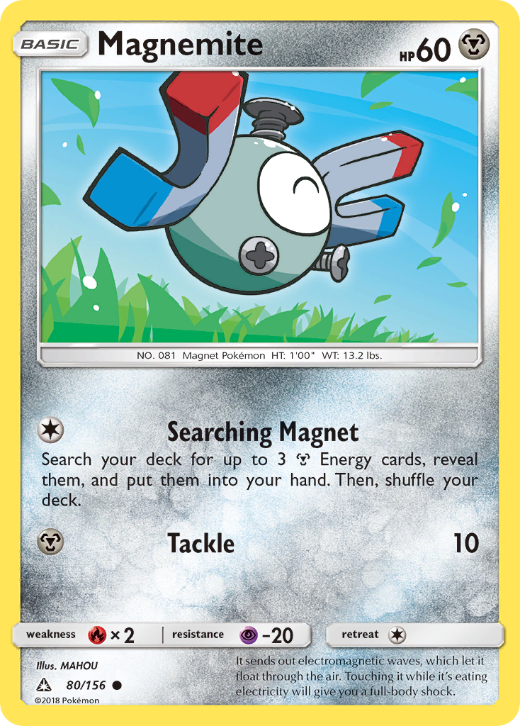 Magnemite (80/156) [Sun & Moon: Ultra Prism] | The Time Vault CA