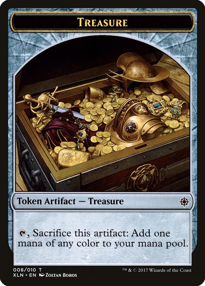 Treasure (008/010) [Ixalan Tokens] | The Time Vault CA