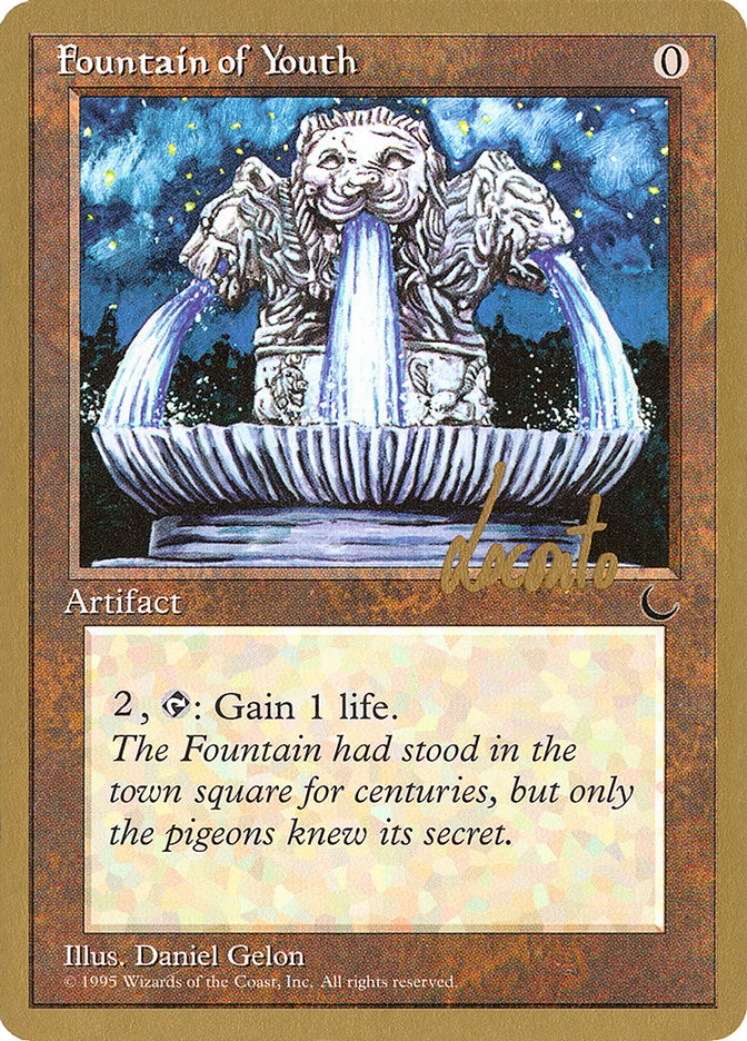 Fountain of Youth (Michael Loconto) [Pro Tour Collector Set] | The Time Vault CA