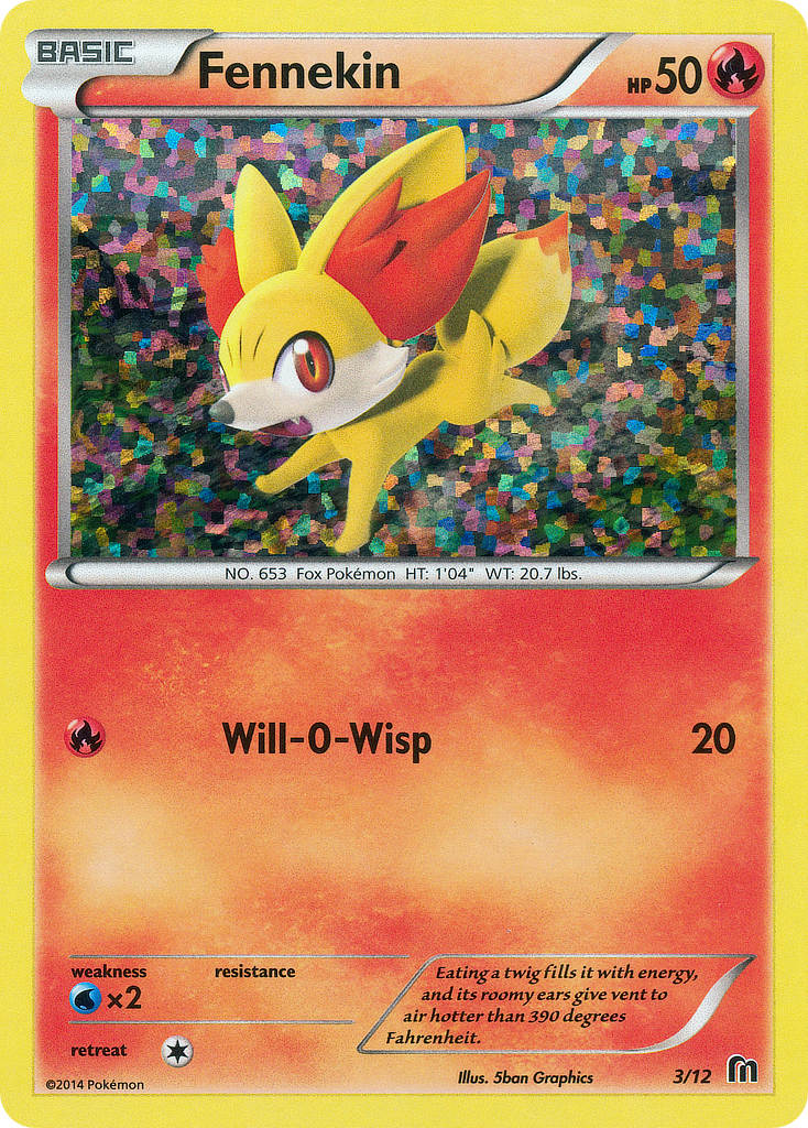 Fennekin (3/12) [McDonald's Promos: 2014 Collection] | The Time Vault CA