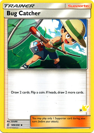 Bug Catcher (189/236) (Pikachu Stamp #51) [Battle Academy 2020] | The Time Vault CA