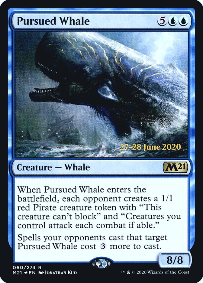 Pursued Whale  [Core Set 2021 Prerelease Promos] | The Time Vault CA