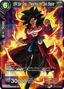 SS4 Son Goku, Thwarting the Dark Empire (Common) [BT13-126] | The Time Vault CA