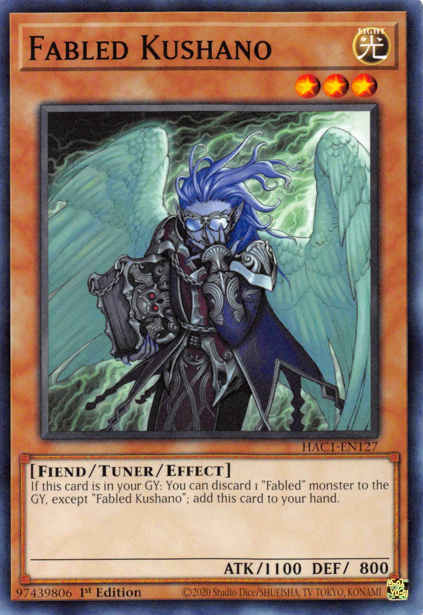 Fabled Kushano [HAC1-EN127] Common | The Time Vault CA