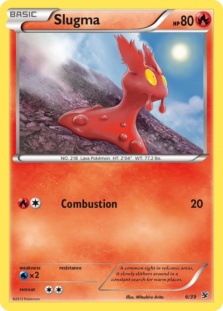 Slugma (6/39) [XY: Kalos Starter Set] | The Time Vault CA