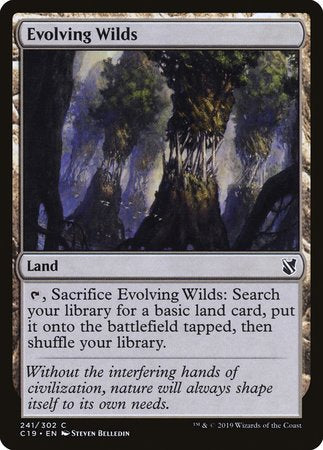 Evolving Wilds [Commander 2019] | The Time Vault CA