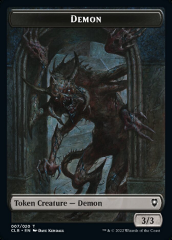 Demon Token [Commander Legends: Battle for Baldur's Gate Tokens] | The Time Vault CA