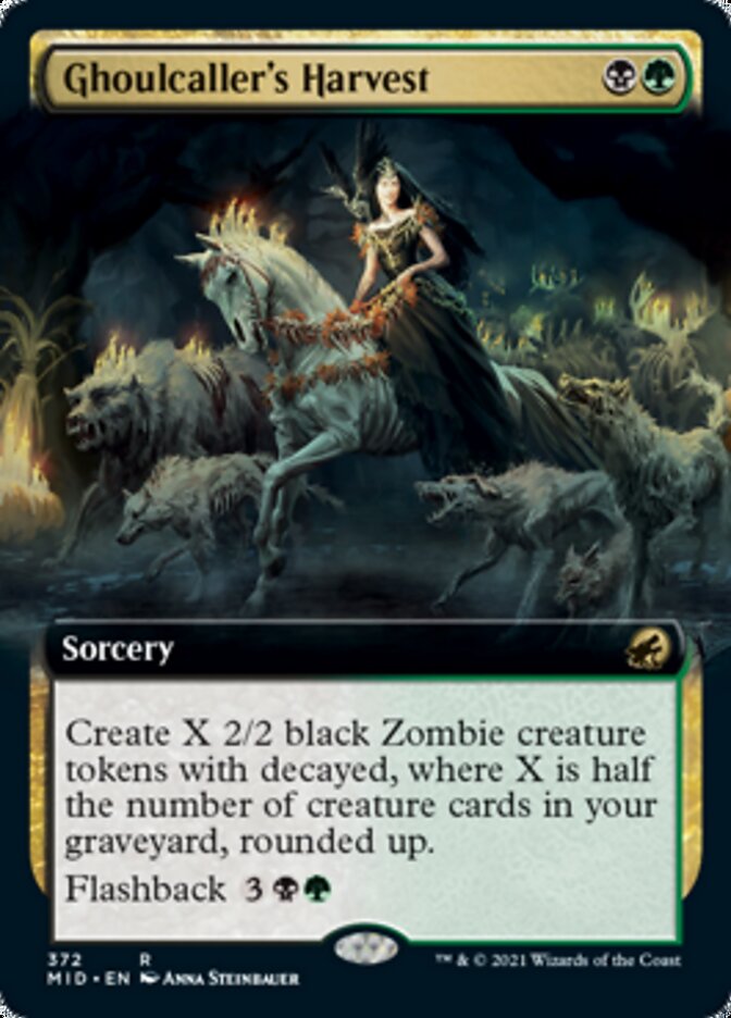 Ghoulcaller's Harvest (Extended) [Innistrad: Midnight Hunt] | The Time Vault CA