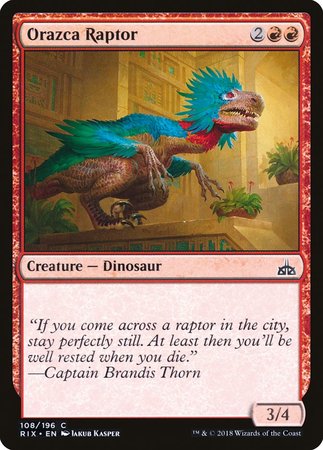 Orazca Raptor [Rivals of Ixalan] | The Time Vault CA
