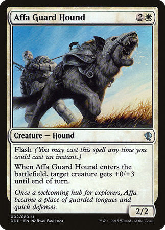 Affa Guard Hound [Duel Decks: Zendikar vs. Eldrazi] | The Time Vault CA