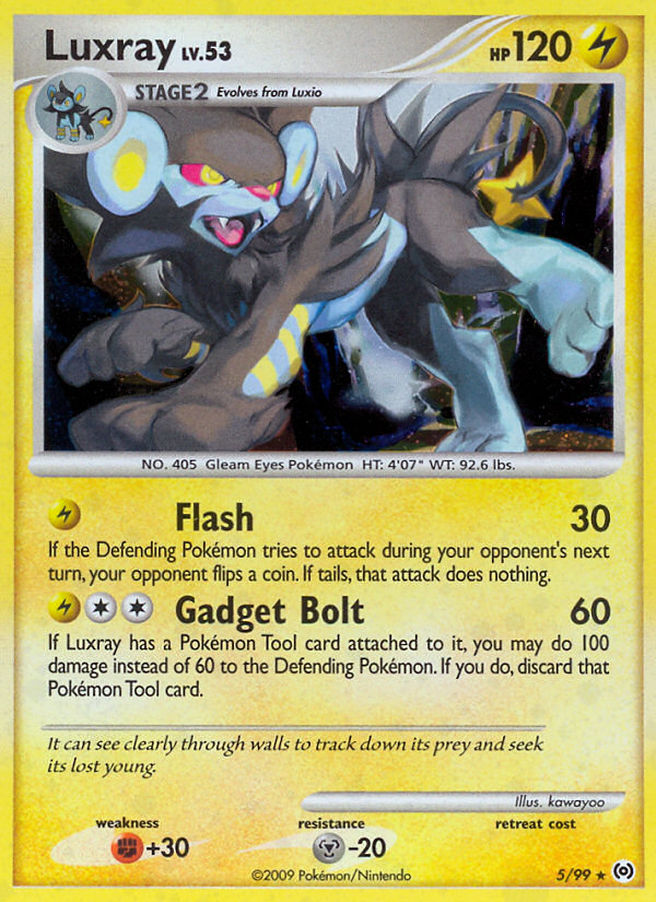 Luxray (5/99) [Platinum: Arceus] | The Time Vault CA