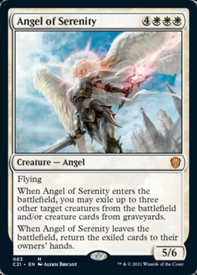 Angel of Serenity [Commander 2021] | The Time Vault CA
