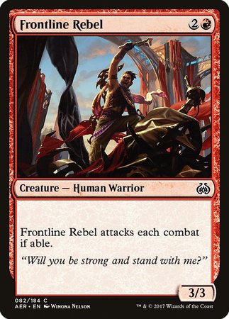 Frontline Rebel [Aether Revolt] | The Time Vault CA