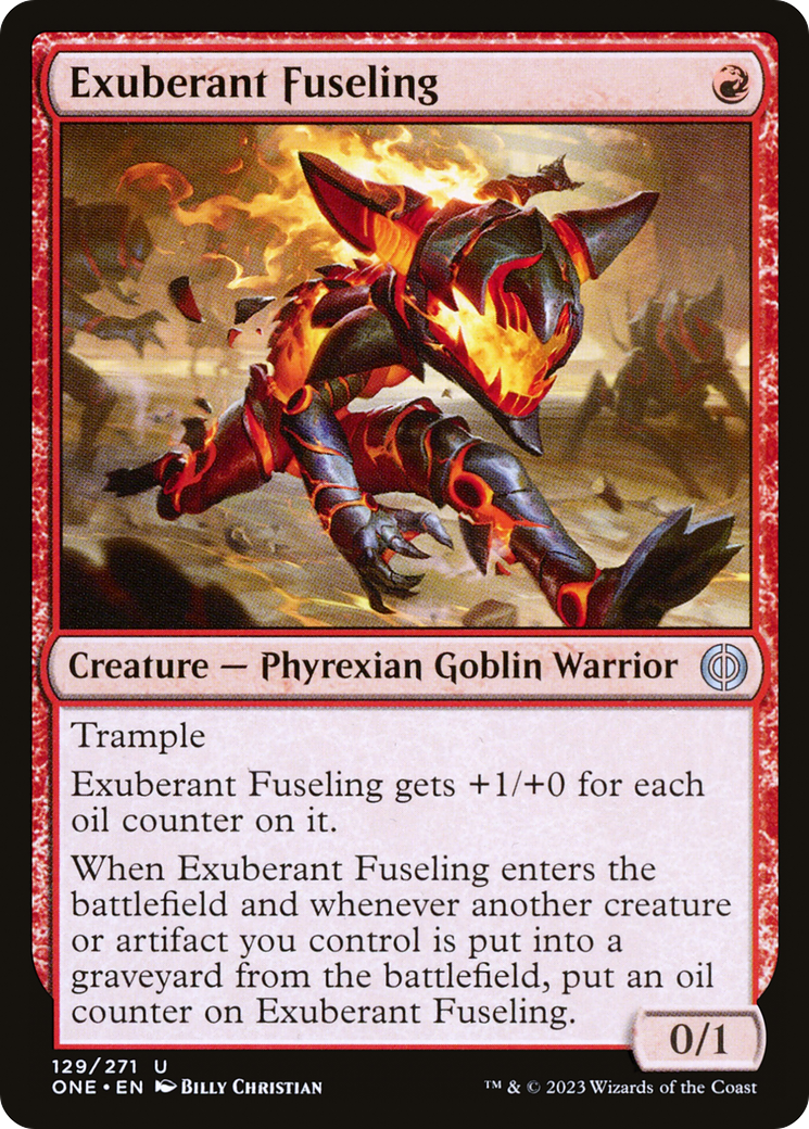 Exuberant Fuseling [Phyrexia: All Will Be One] | The Time Vault CA