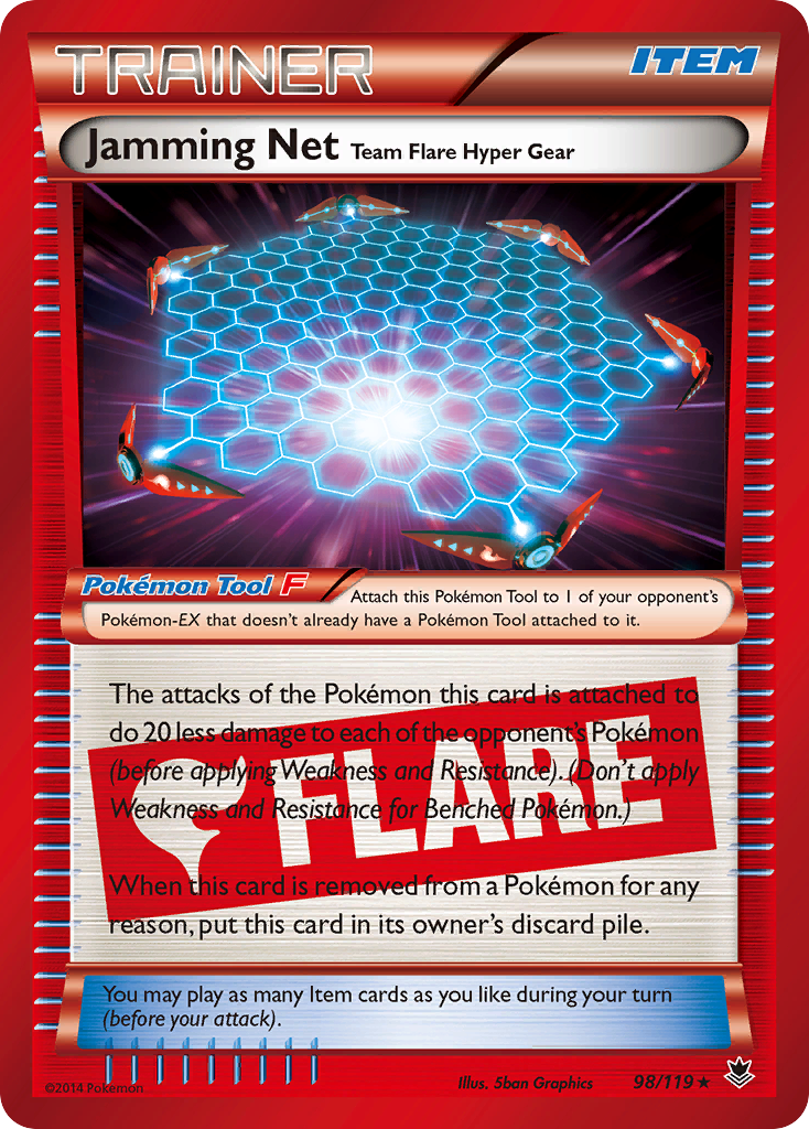 Jamming Net Team Flare Hyper Gear (98/119) [XY: Phantom Forces] | The Time Vault CA