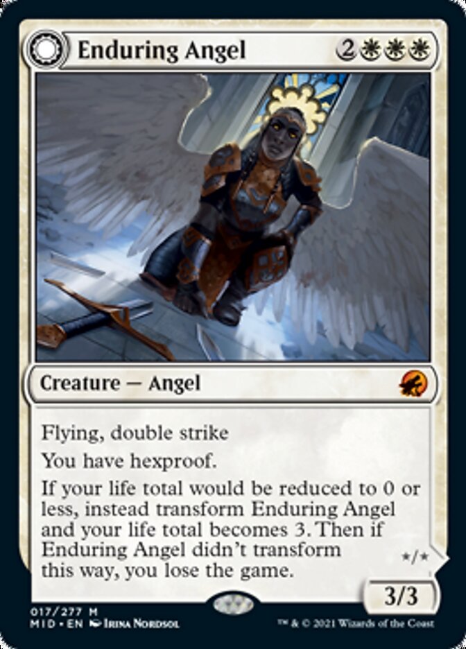 Enduring Angel // Angelic Enforcer [Innistrad: Midnight Hunt] | The Time Vault CA