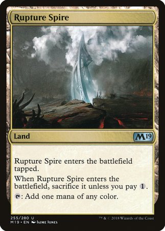 Rupture Spire [Core Set 2019] | The Time Vault CA