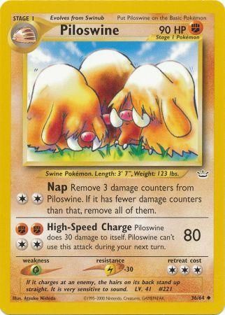 Piloswine (36/64) [Neo Revelation Unlimited] | The Time Vault CA