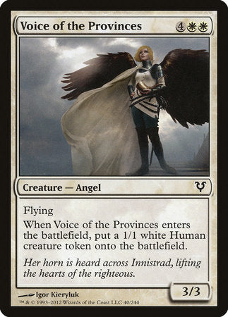 Voice of the Provinces [Avacyn Restored] | The Time Vault CA