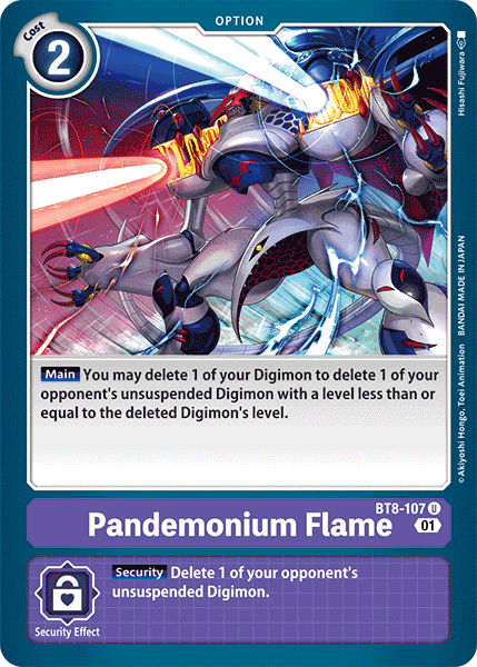 Pandemonium Flame [BT8-107] [New Awakening] | The Time Vault CA