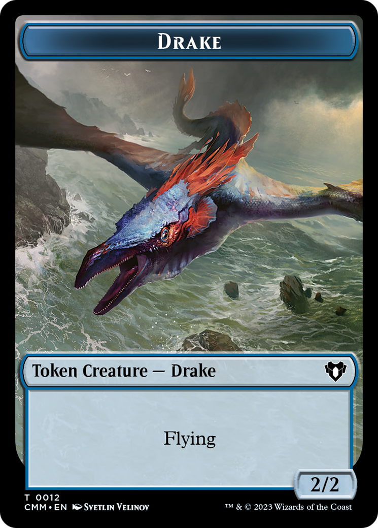 Eldrazi Scion // Drake Double-Sided Token [Commander Masters Tokens] | The Time Vault CA