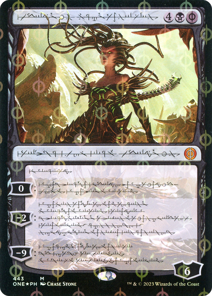 Vraska, Betrayal's Sting (Phyrexian Step-and-Compleat Foil) [Phyrexia: All Will Be One] | The Time Vault CA
