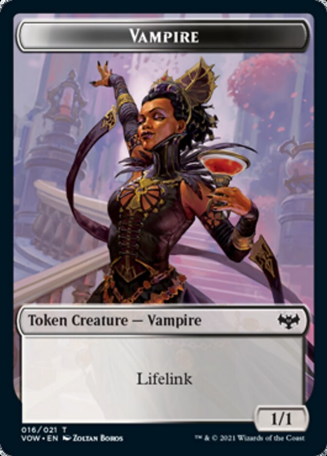 Vampire Token (016) [Innistrad: Crimson Vow Tokens] | The Time Vault CA