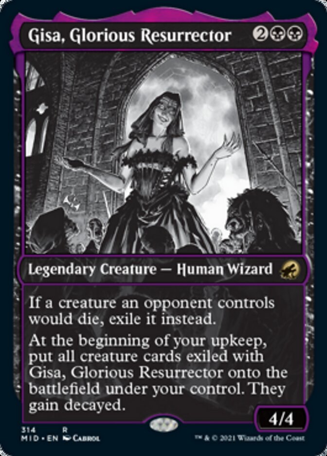 Gisa, Glorious Resurrector (Showcase Eternal Night) [Innistrad: Midnight Hunt] | The Time Vault CA