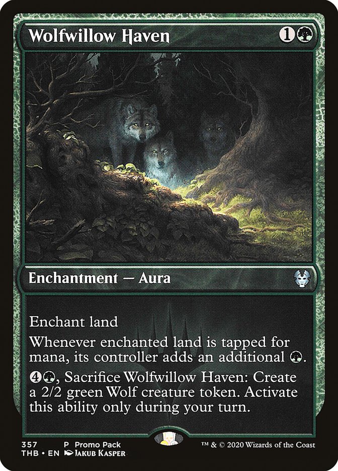 Wolfwillow Haven (Promo Pack) [Theros Beyond Death Promos] | The Time Vault CA