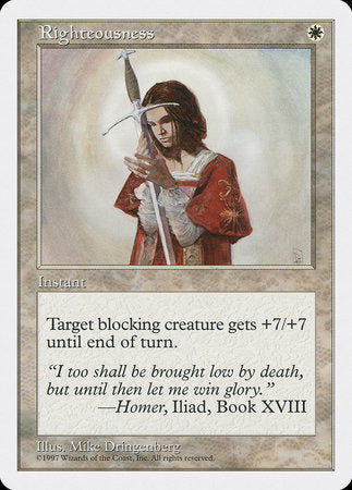 Righteousness [Fifth Edition] | The Time Vault CA