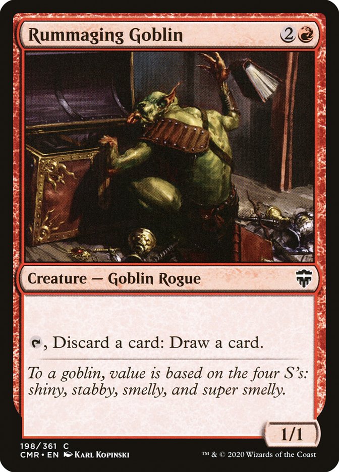 Rummaging Goblin [Commander Legends] | The Time Vault CA